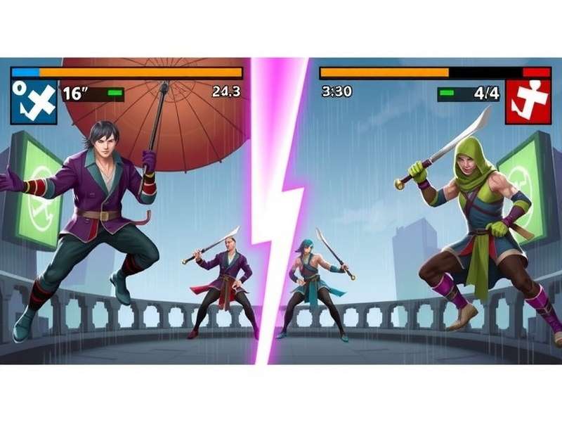 Monsoon Mayhem event gameplay Monsoon event in Ninja Fiesta Duel